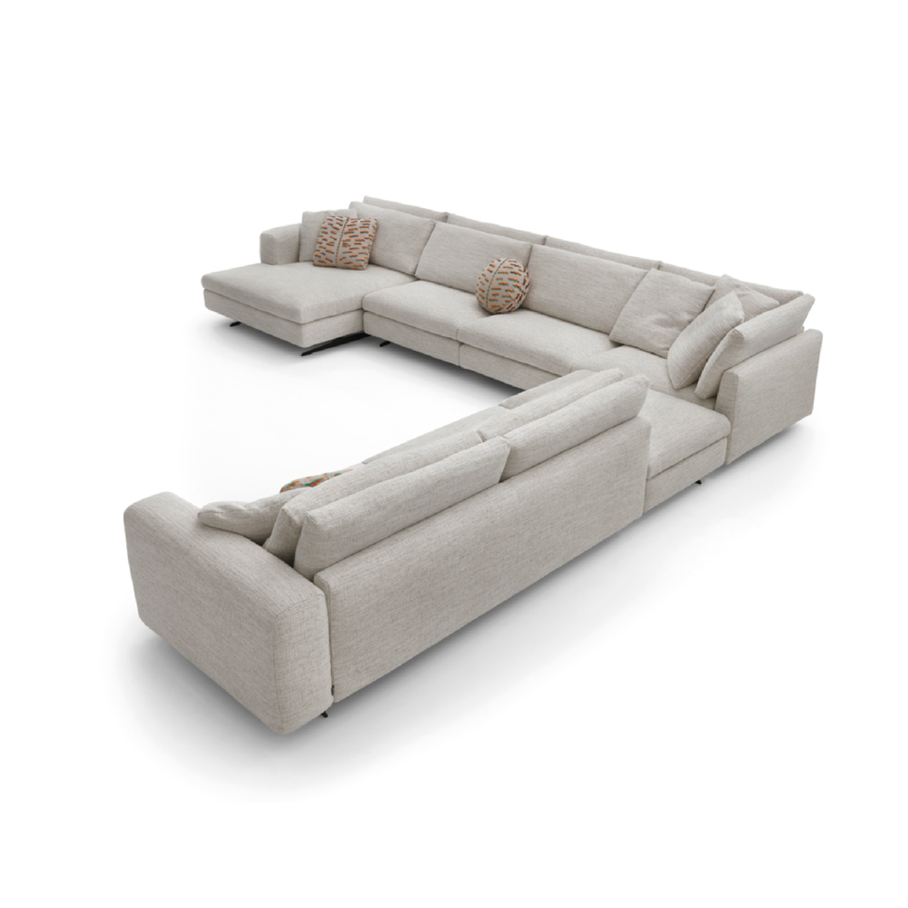 Lacquered Base 3-Seater Sofa | Arflex Leenus - Image 2