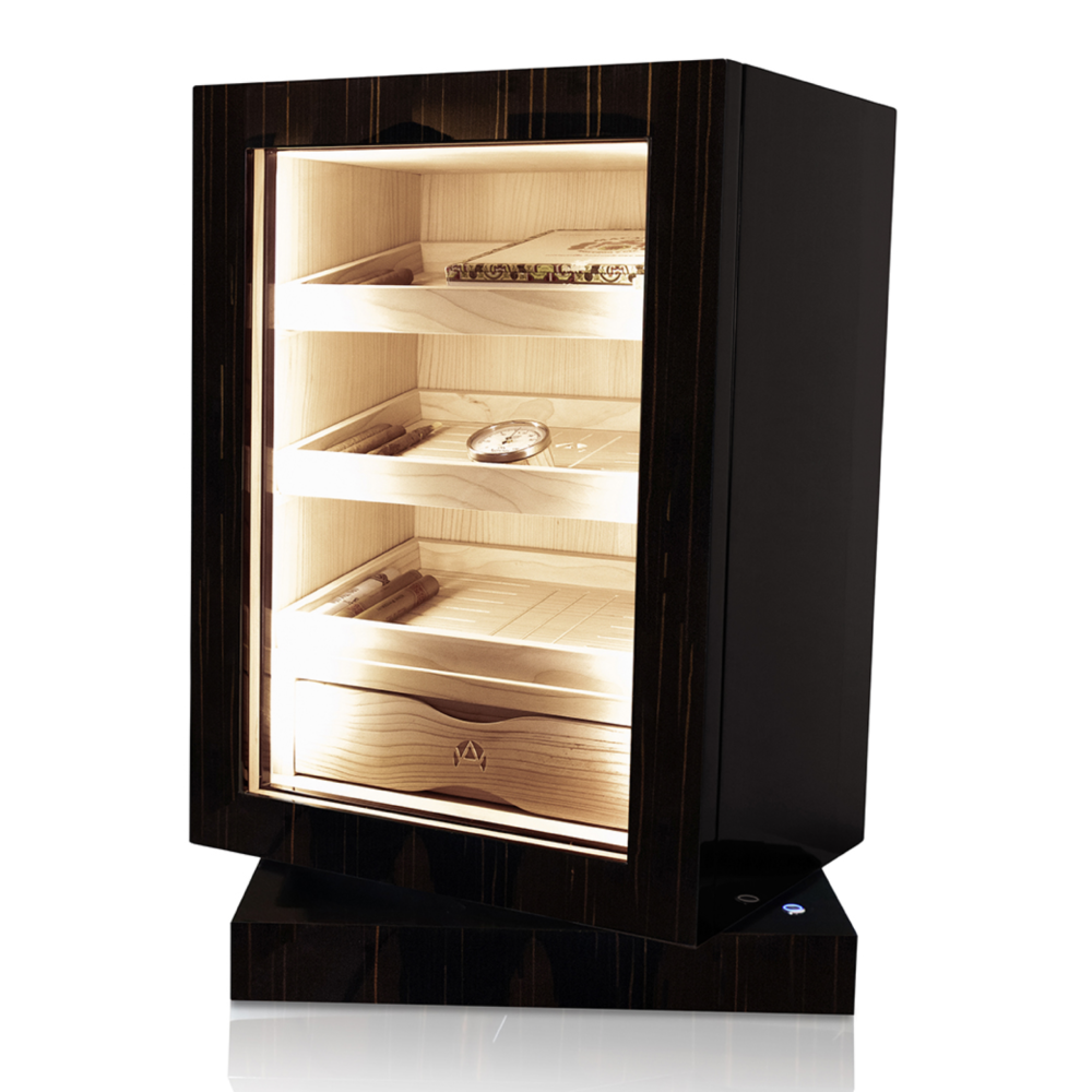 Swivel Base 3-Tray Humidor | Agresti Cigar Club - Image 2