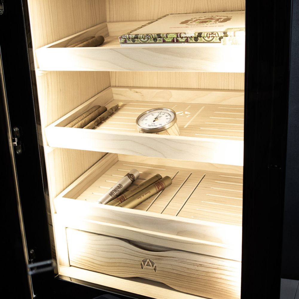 Swivel Base 3-Tray Humidor | Agresti Cigar Club - Image 3