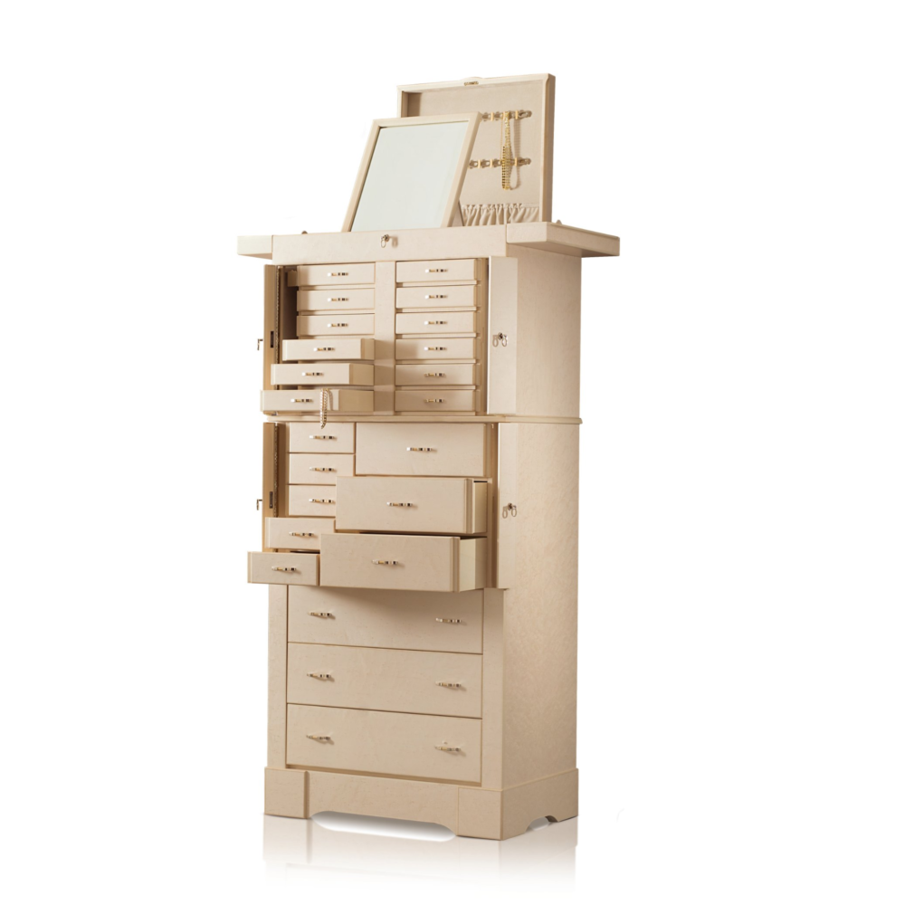Wooden 4-Drawer Jewelry Chest | Agresti Lo Scrigno - Image 4