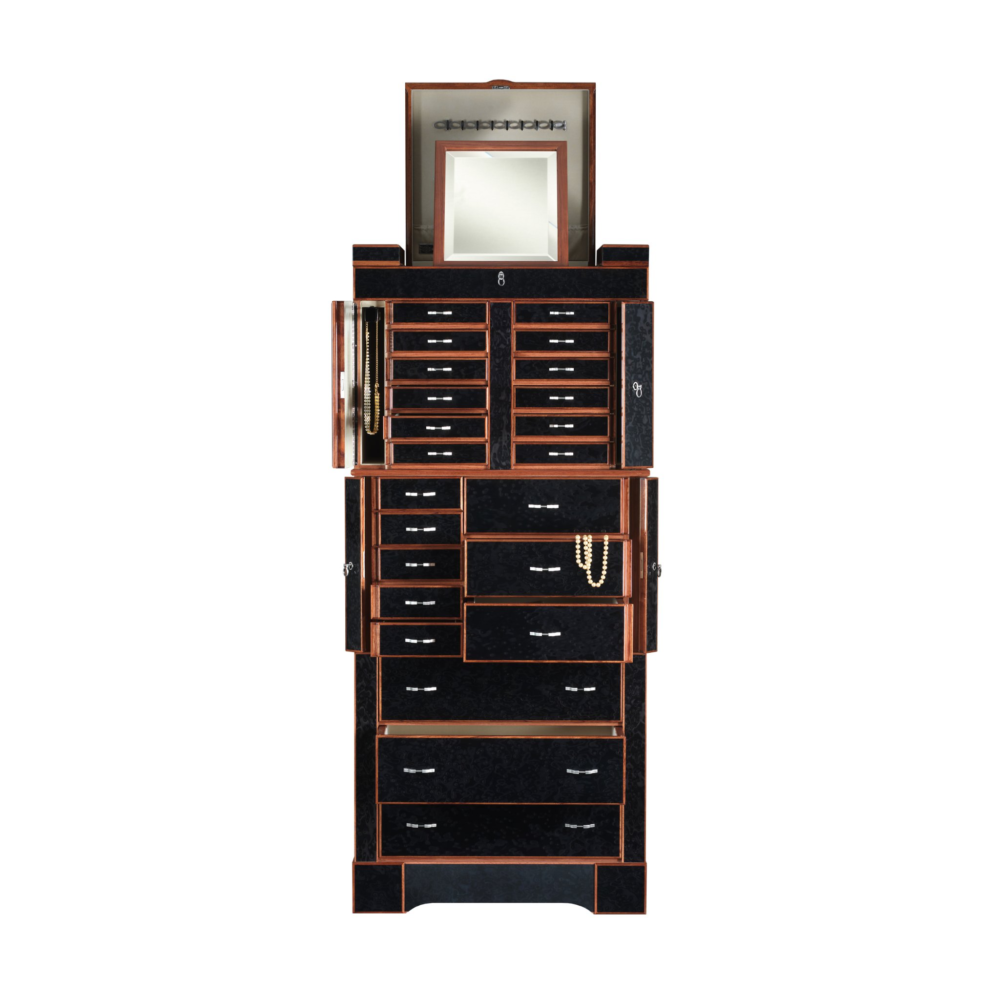 Wooden 4-Drawer Jewelry Chest | Agresti Lo Scrigno - Image 6
