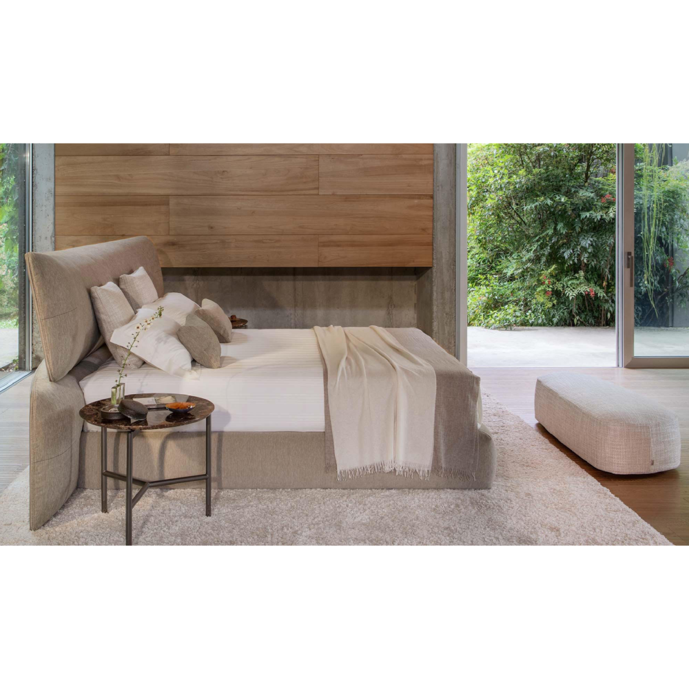Padded Panel Headboard King Bed | Flou Yuna - Image 3