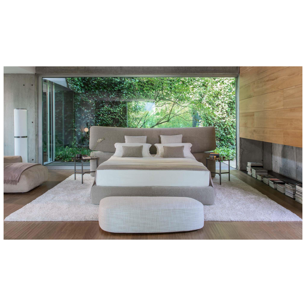 Padded Panel Headboard King Bed | Flou Yuna - Image 5
