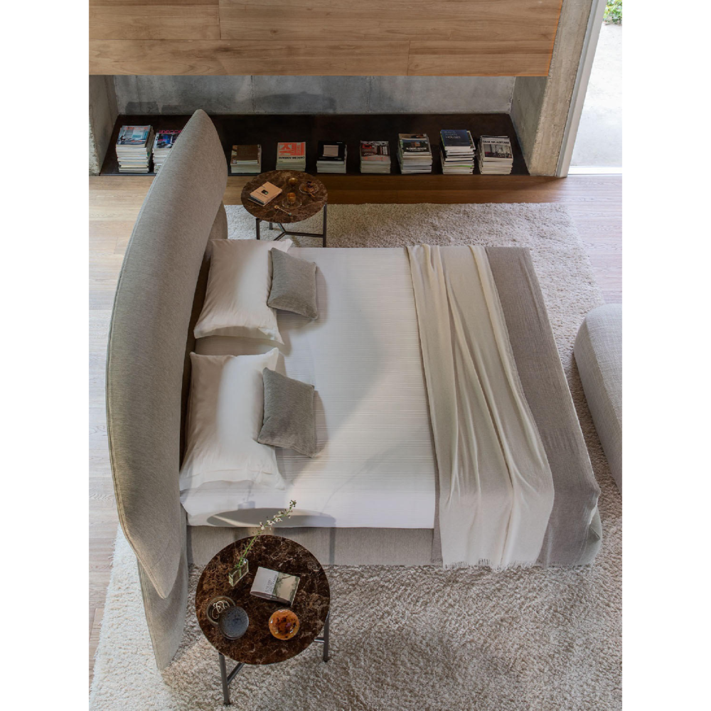 Padded Panel Headboard King Bed | Flou Yuna - Image 7