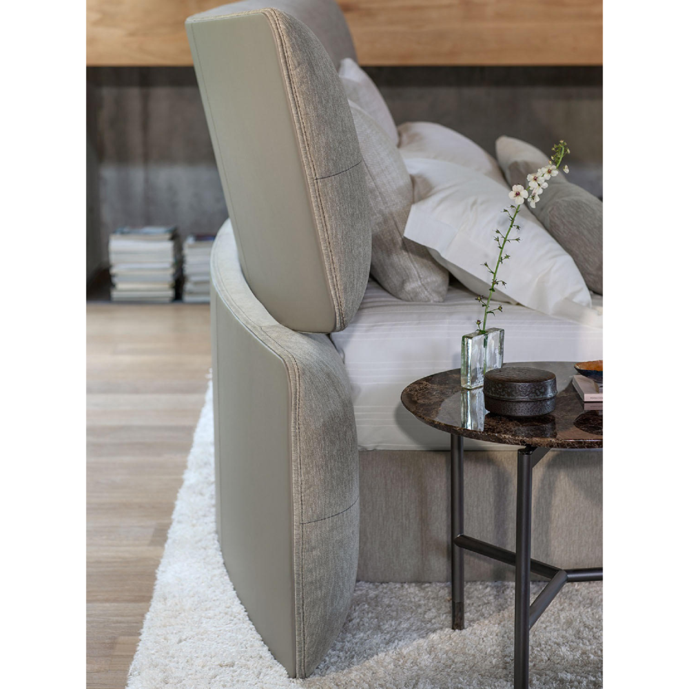 Padded Panel Headboard King Bed | Flou Yuna - Image 8