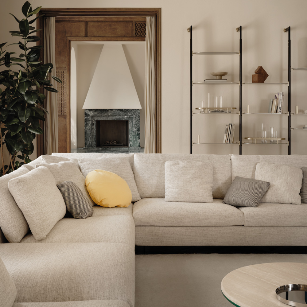 L-Shaped Minimalist Modular Sofa | Arflex Lee - Image 3