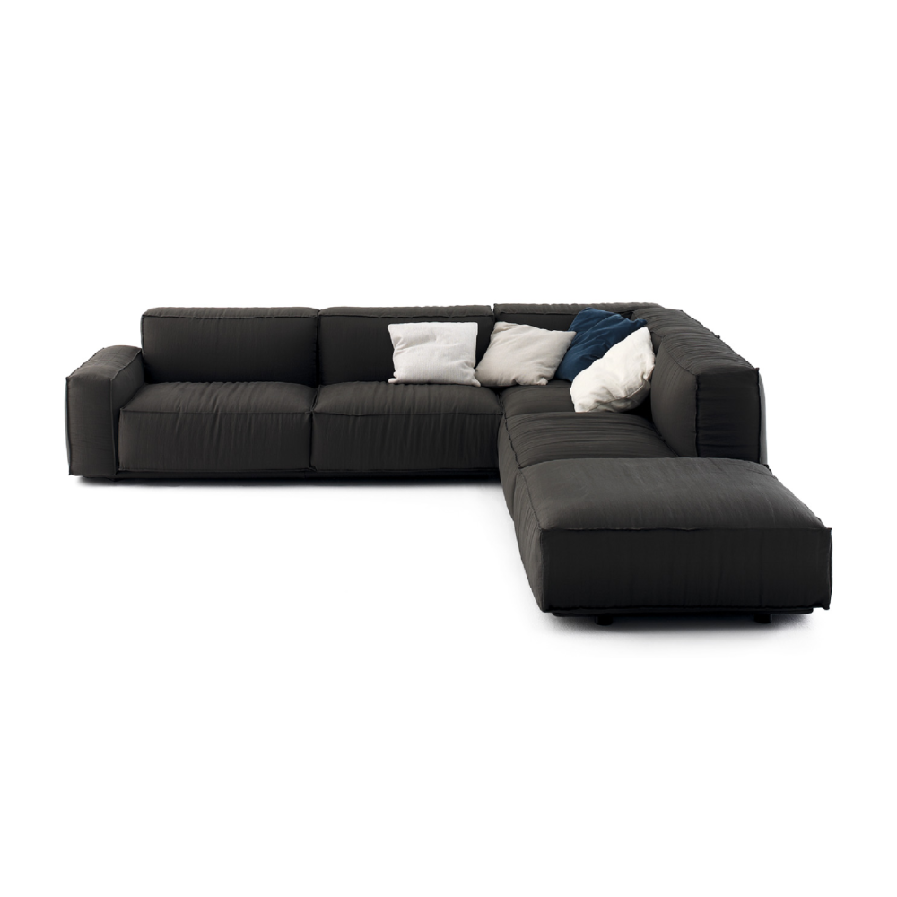 Piped Modular Sofa with Ottoman | Arflex Marechiaro - Image 3