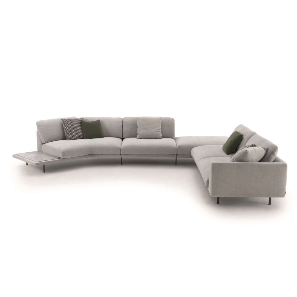 Trapezoid Isle Modular Sofa | Arflex Bel Air - Image 2