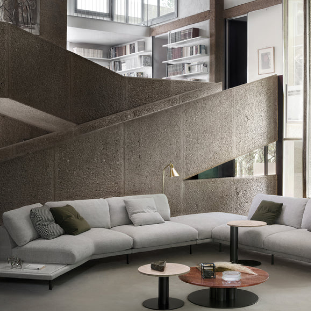 Trapezoid Isle Modular Sofa | Arflex Bel Air - Image 4