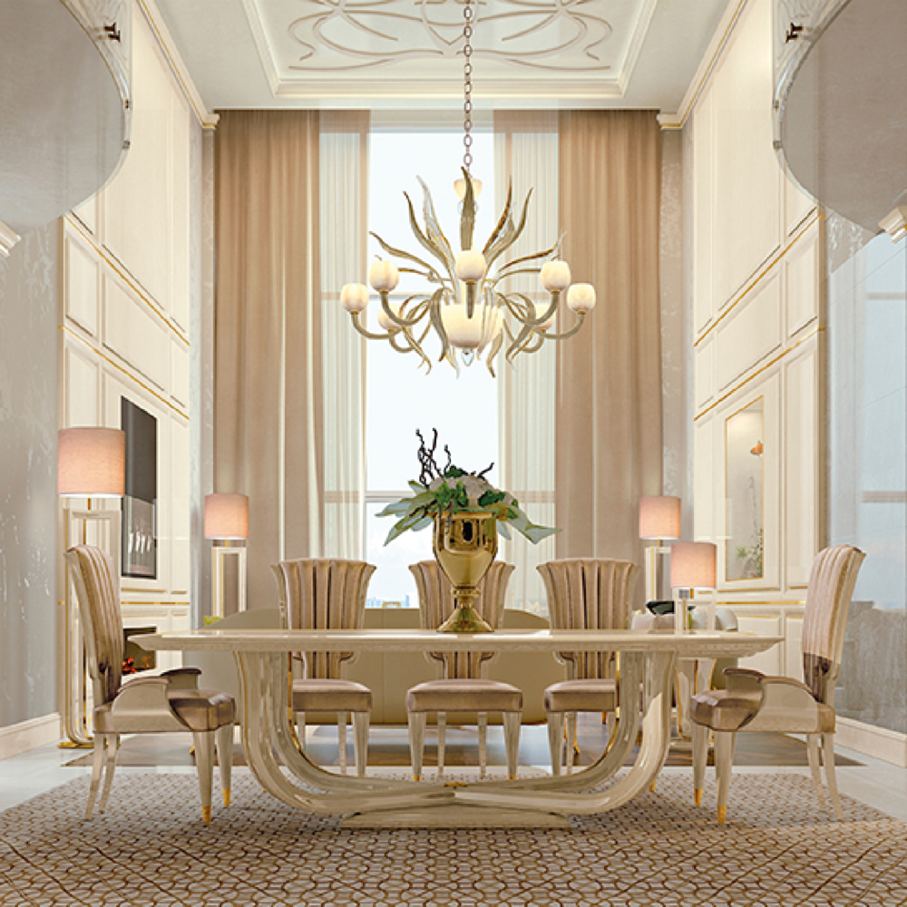 Oval Dining Table with Curved Base | Redeco Trilogy - Image 5