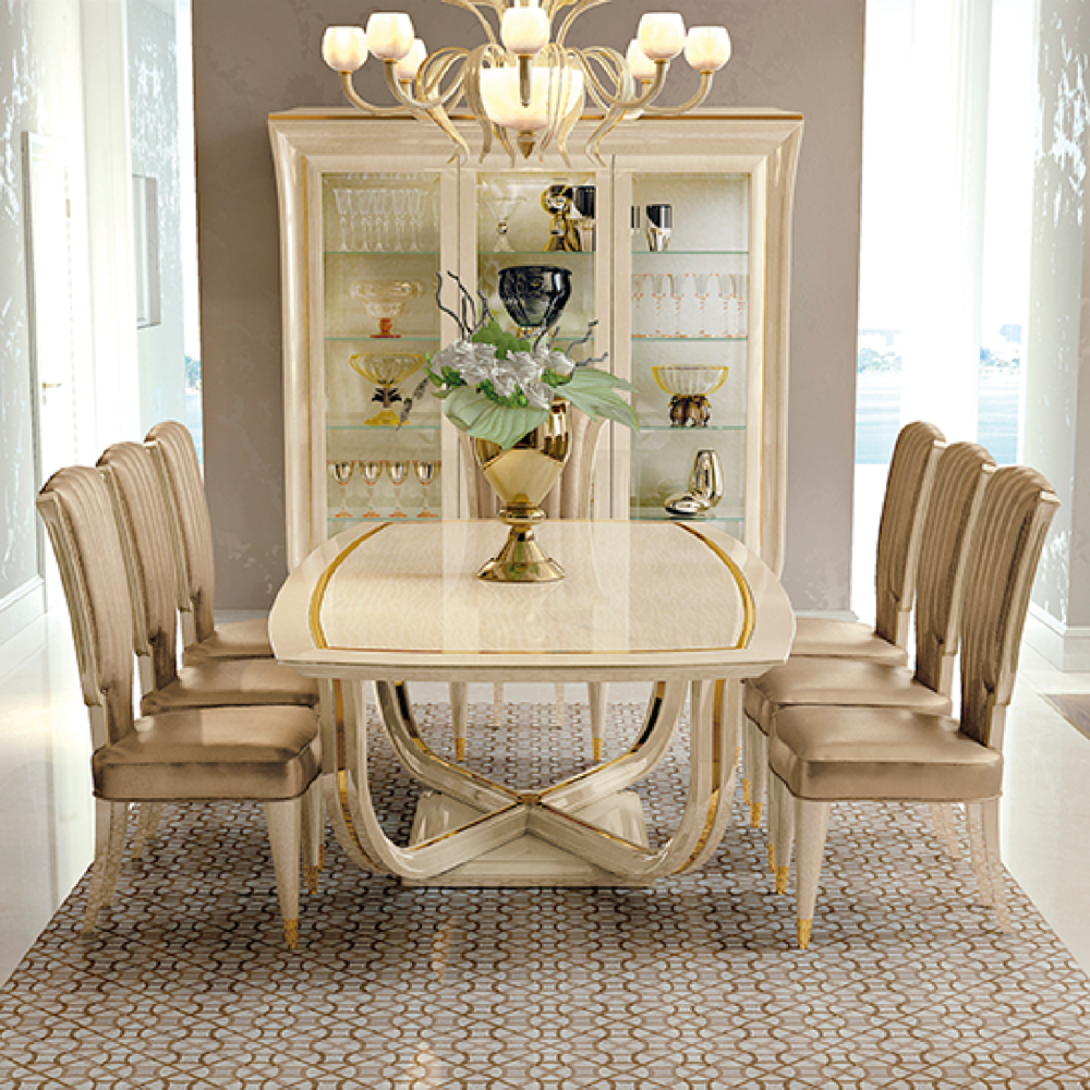 Oval Dining Table with Curved Base | Redeco Trilogy - Image 3