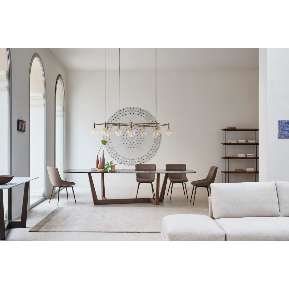 Glass Top Dining Table | Bonaldo Art - Image 4