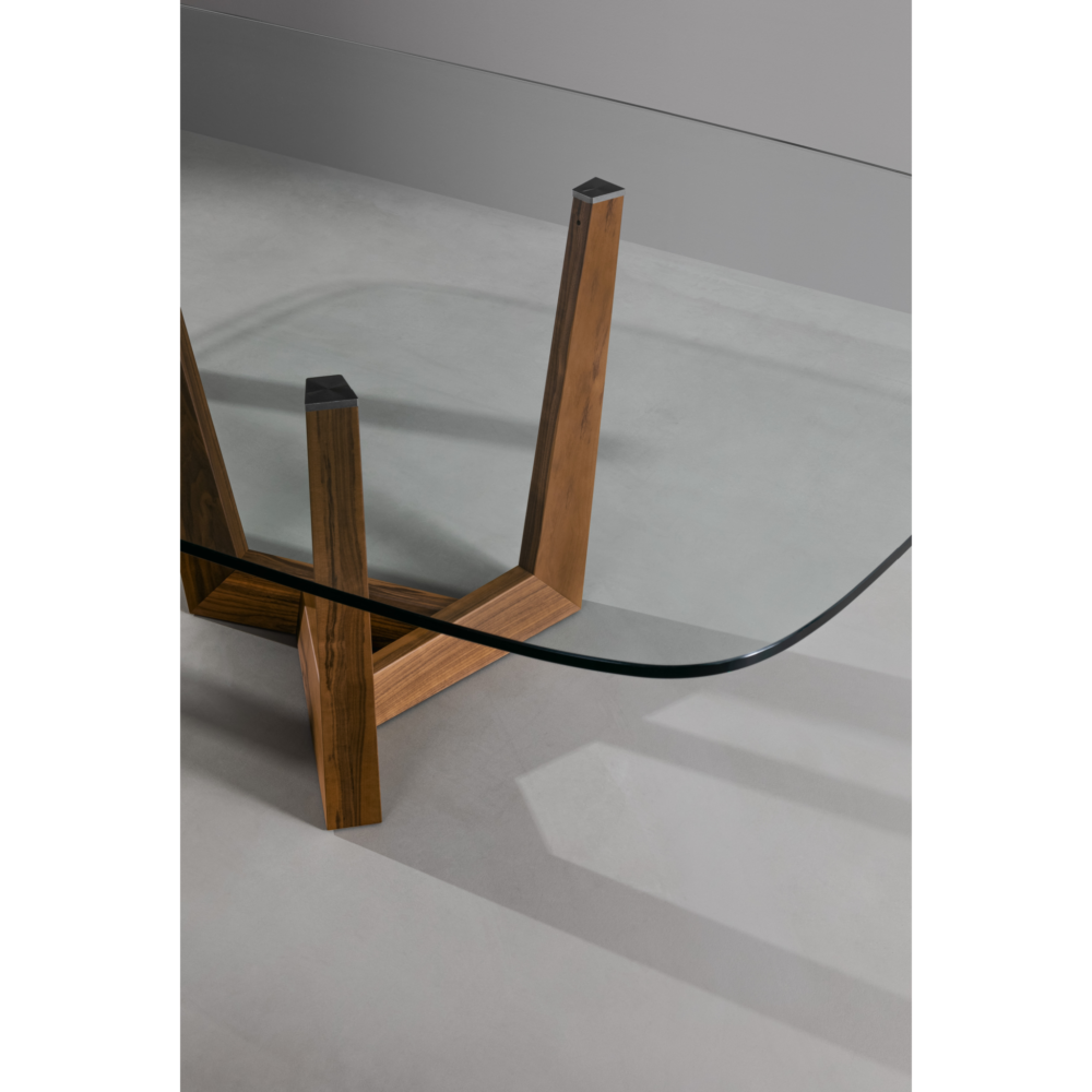 Glass Top Dining Table | Bonaldo Art - Image 3