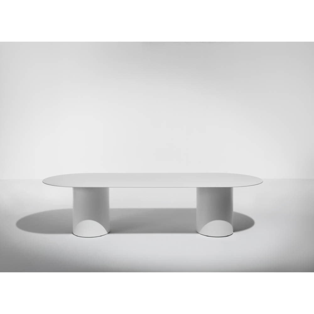 Cylindrical Base Dining Table | Desalto MM8 - Image 2