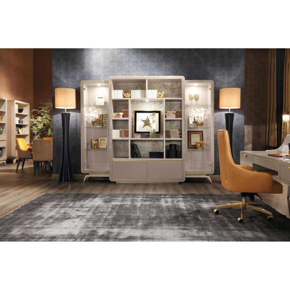 Mid-Century Modern Desk with Walnut Accents and Tapered Legs | Redeco Hanami - Image 6