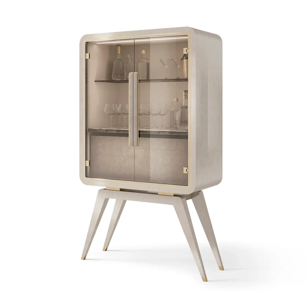 Mid-Centry Wooden Bar Cabinet | Redeco Hanami - Image 10